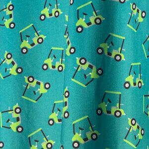 Golf Cart Print Performance Polo Shirt S Stretch UV